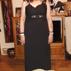 Long black dress